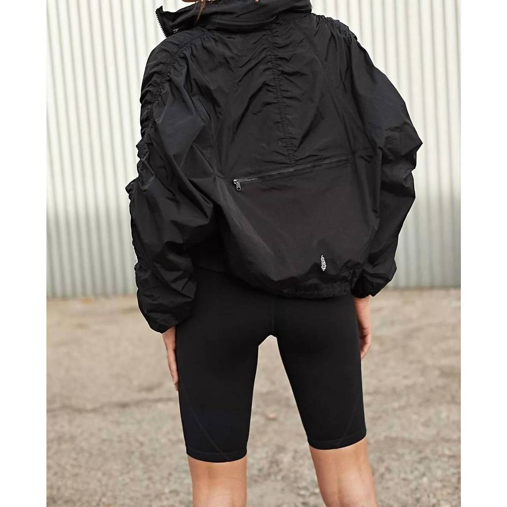 NEW FREE PEOPLE way home packable jacket in black - Picture 4 of 4